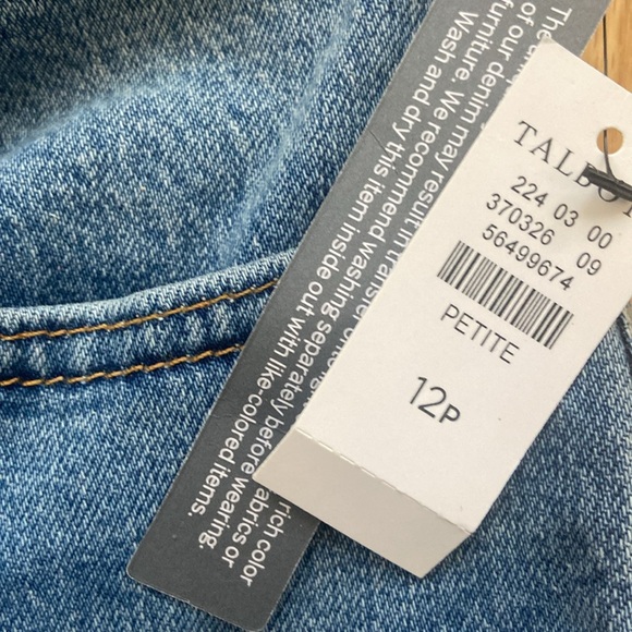 🆕 *NWT* Talbots Petite High-Waist Straight Jean - Picture 3 of 4